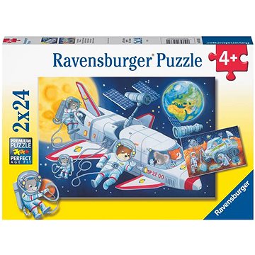 Ravensburger Puzzle 056651 Cesta Vesmírem 2X24 Dílků (4005556056651)