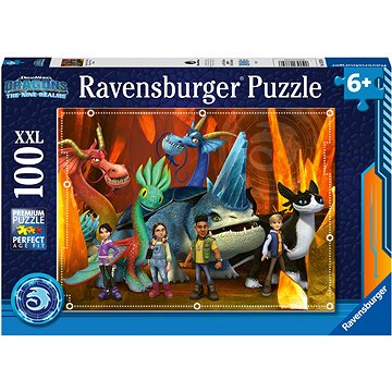 Ravensburger Puzzle 133796 Jak Vycvičit Draka: The Nine Realms 100 Dílků (4005556133796)