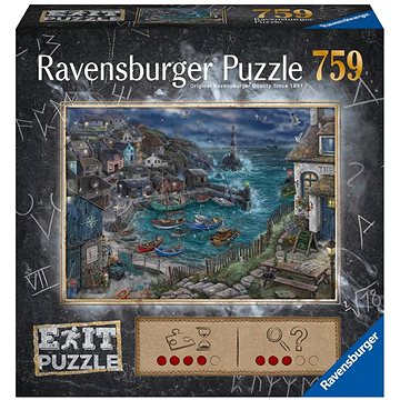 Ravensburger Puzzle 173655 Exit Puzzle: Maják U Přístavu 759 Dílků (4005556173655)