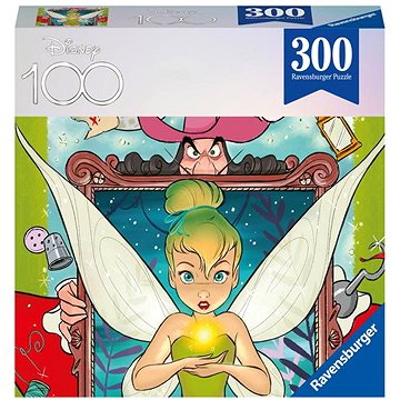 Ravensburger Puzzle 133727 Disney 100 Let: Víla Zvonilka 300 Dílků (4005556133727)