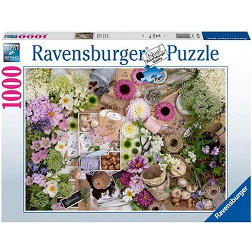 Ravensburger Puzzle 173891 Květinová Tvorba 1000 Dílků (4005556173891)