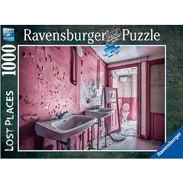 Ravensburger Puzzle 173594 Ztracená Místa: Růžová Koupelna 1000 Dílků (4005556173594)