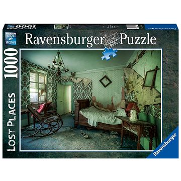Ravensburger Puzzle 173600 Ztracená Místa: Zelená Ložnice 1000 Dílků (4005556173600)