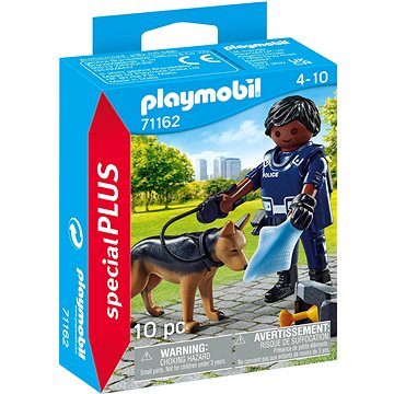 Playmobil 71162 Policista se služebním psem (4008789711625)