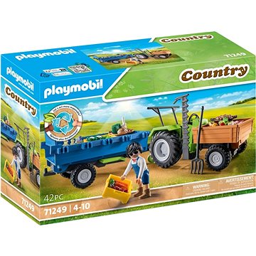 Playmobil 71249 Traktor s přívěsem (4008789712493)