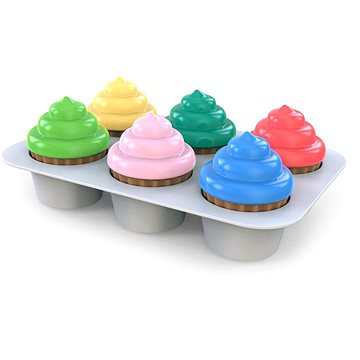 BRIGHT STARTS Hračka vkládačka Cupcakes, 3m+ (074451124998)
