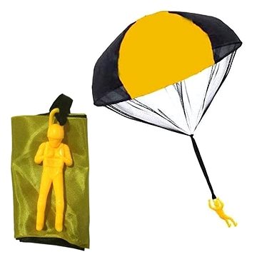 Parašutista s padákem - žlutý (8595707200041)
