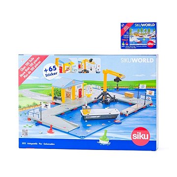 Siku World - nakládací přístav s molem a člunem (8591864655922)