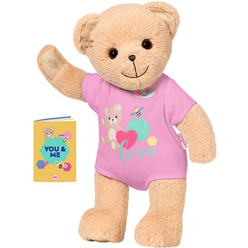 Medvídek BABY born, růžové oblečení (4001167835586)
