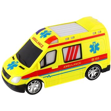 Teddies Auto RC ambulance 20cm na dálkové ovládání 27MHz (8592190854874)