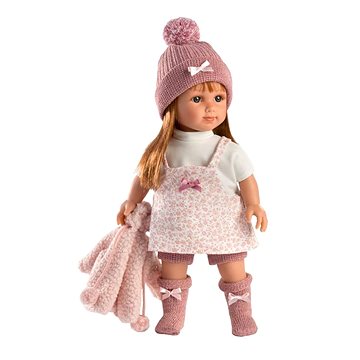 Llorens 53539 Nicole - realistická panenka s měkkým látkovým tělem - 35 cm (8426265535392)