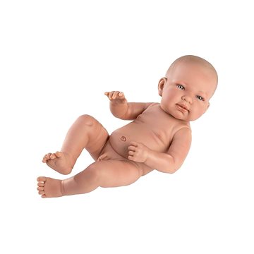 Llorens 73801 New Born Chlapeček - realistická panenka miminko s celovinylovým tělem - 40 cm (8426265738014)