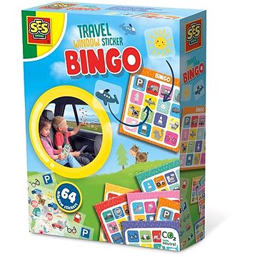 Ses Cestovní hra Bingo - lepení obrázků na okno auta (8710341022389)