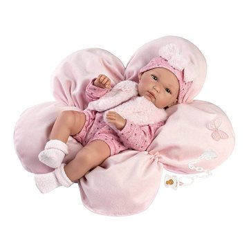 Llorens 63592 New Born holčička - realistická panenka s celovinylovým tělem - 35 cm (8426265635924)