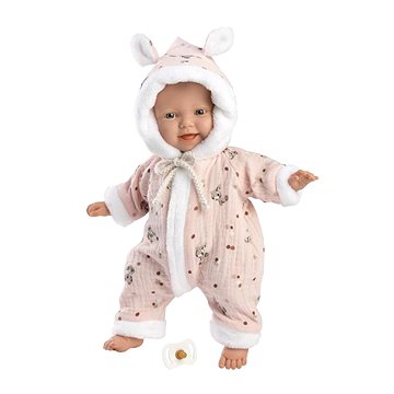 Llorens 63302 Little Baby - realistická panenka s měkkým látkovým tělem - 32 cm (8426265633029)