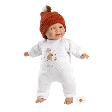 Llorens 63303 Little Baby - realistická panenka s měkkým látkovým tělem - 32 cm (8426265633036)