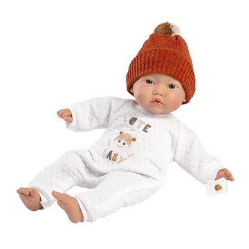 Llorens 63304 Little Baby - realistická panenka s měkkým látkovým tělem - 32 cm (8426265633043)