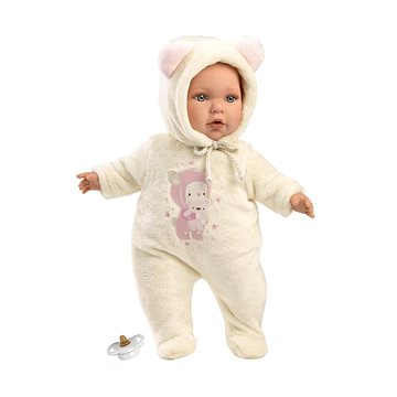 Llorens 14208 Baby Julia - realistická panenka s měkkým látkovým tělem - 42 cm (8426265142088)