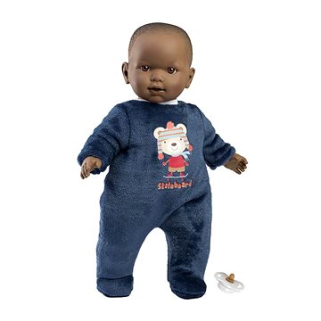 Llorens 14247 Baby Zareb - realistická panenka s měkkým látkovým tělem - 42 cm (8426265142477)