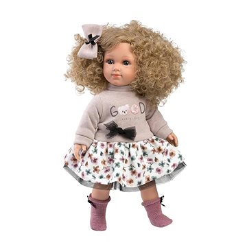 Llorens 53549 Elena - realistická panenka s měkkým látkovým tělem - 35 cm (8426265535491)