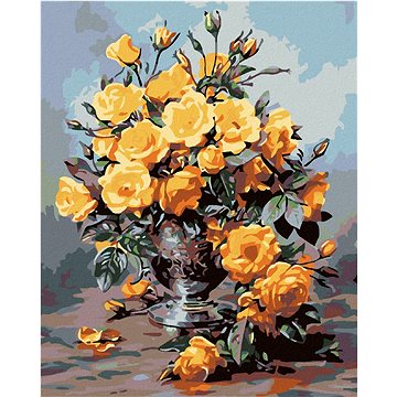 Malování podle čísel - Žluté růže (HRAmal00246nad)