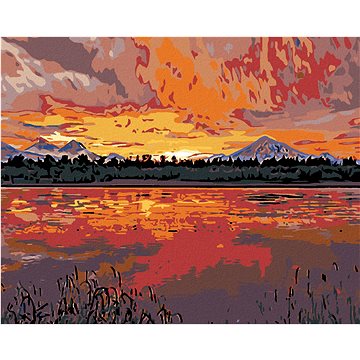 Malování podle čísel - Krásný západ slunce (HRAmal00289nad)