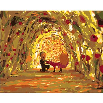Malování podle čísel - Malý princ v tunelu z růží (HRAmal00316nad)