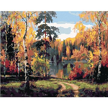 Malování podle čísel - Podzimní jezero (HRAmal00601nad)