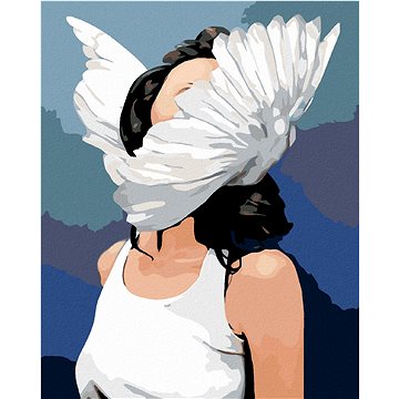 Malování podle čísel - Žena s křídly (HRAmal00610nad)