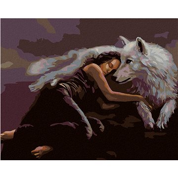 Malování podle čísel - Pod ochranou vlka (HRAmal00718nad)
