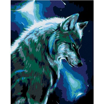 Malování podle čísel - Svítící vlk (HRAmal00849nad)