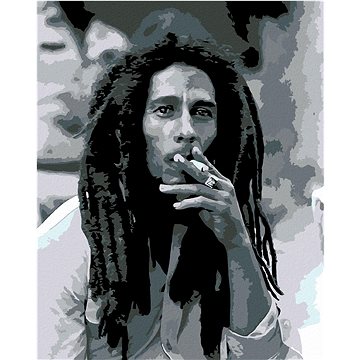 Malování podle čísel - Kouřící Bob Marley (HRAmal00855nad)