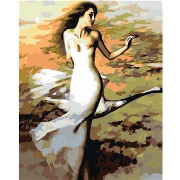 Malování podle čísel - Tančící žena v bílém (HRAmal00868nad)