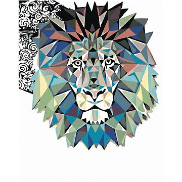 Malování podle čísel - Mozaikový lev (HRAmal00900nad)