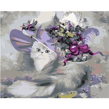 Malování podle čísel - Kočka s kloboukem (HRAmal01049nad)