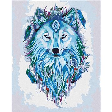 Malování podle čísel - Lapač snů s vlkem (HRAmal01205nad)