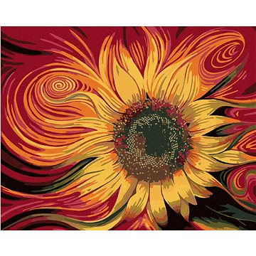 Malování podle čísel - Květ slunečnice (HRAmal01211nad)