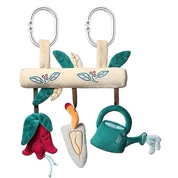 BabyOno Závěsná edukační hračka na kočárek Garden Girl - zelená (5901435413937)