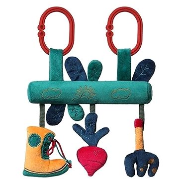 BabyOno Závěsná edukační hračka na kočárek Garden Boy - zelená (5901435413944)