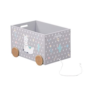 Kesper Box na hračky s kolečky alpaka 50 × 35 × 30 cm (17704)