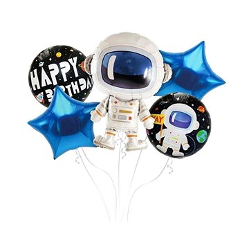 Balónková sada - 5 ks fóliových balónků - kosmonaut - vesmír - kosmos (BZ-HKOS)