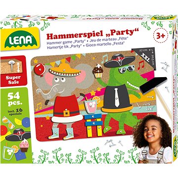 Lena Hra s kladívkem , party, barevný korek (65835)