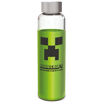 Skleněná láhev s návlekem 585 ml, Minecraft (8412497004430)