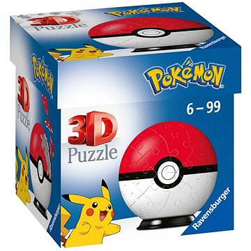 Ravensburger 3D puzzle 112562 puzzle-Ball Pokémon 54 dílků (4005556112562)