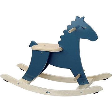 Vilac Dřevěný houpací kůň modrý (3048700112811)