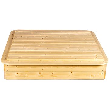 Tuindeco - čtvercové pískoviště s krytem 100 x 100 cm (8715815006872)