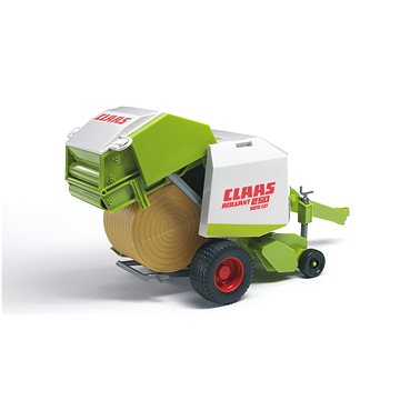 Značka Bruder - Bruder Farmer – Claas Rollant 250 vlek k traktoru na výrobu balíkov slamy, 1:16