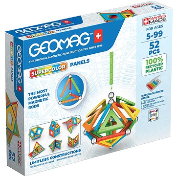 Geomag - Supercolor recycled 52 pcs (871772003786)