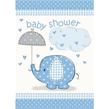 Pozvánky "baby shower" těhotenský večírek - kluk / boy 8 ks (11179417148)