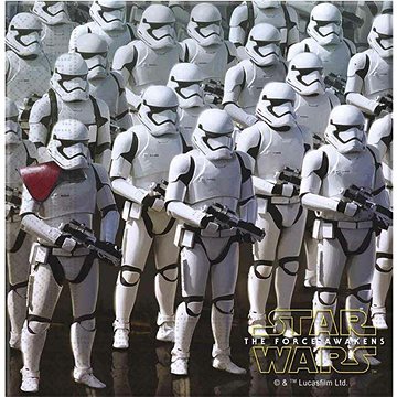 Ubrousky star wars - hvězdné války - the force awaknes - 33x33 cm - 20 ks (5201184862155)